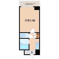 KM立花の物件間取画像